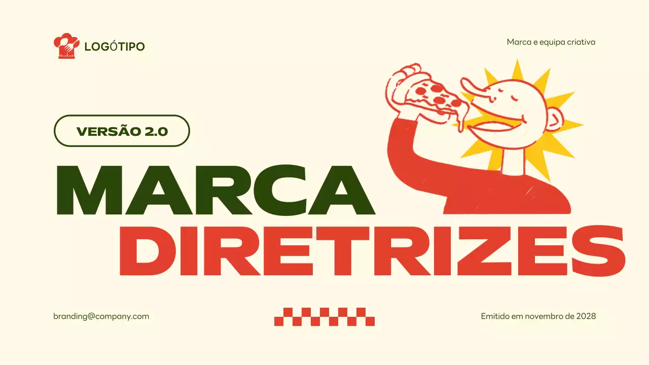 diretrizes da marca bege retro