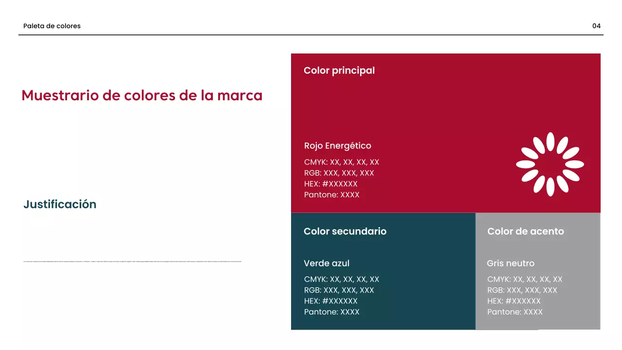 directriz de la marca red professional