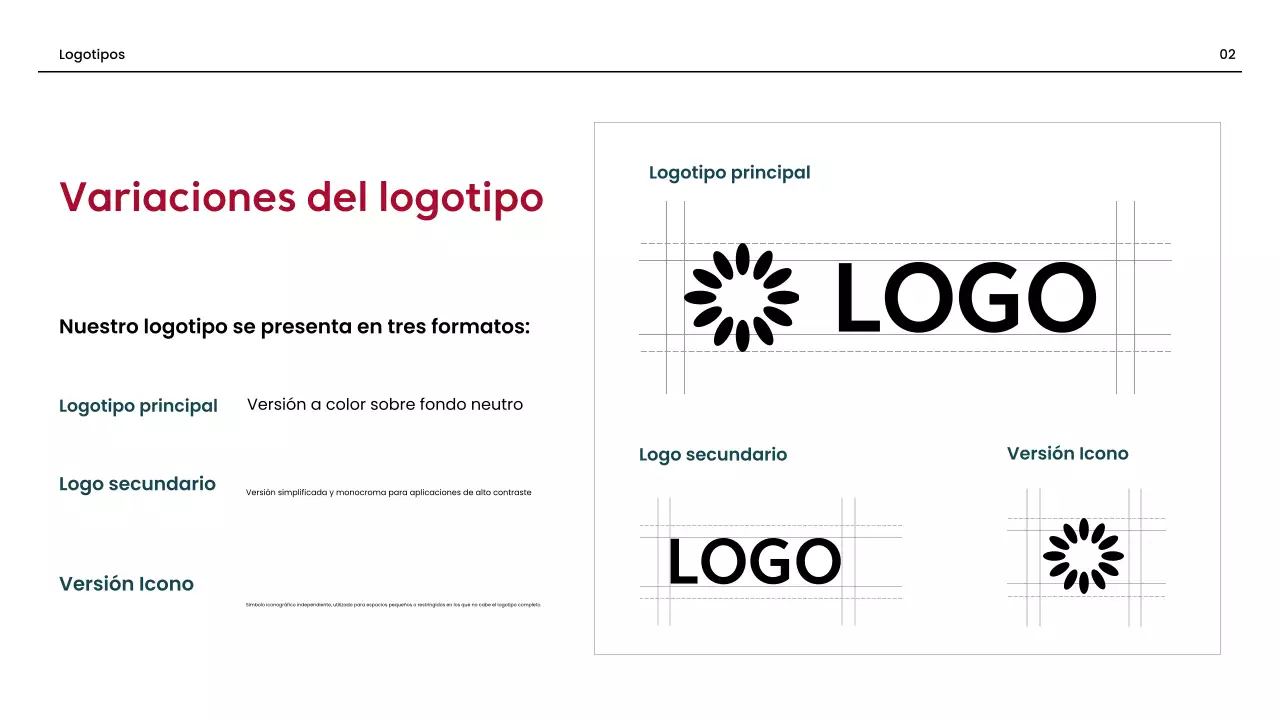 directriz de la marca red professional