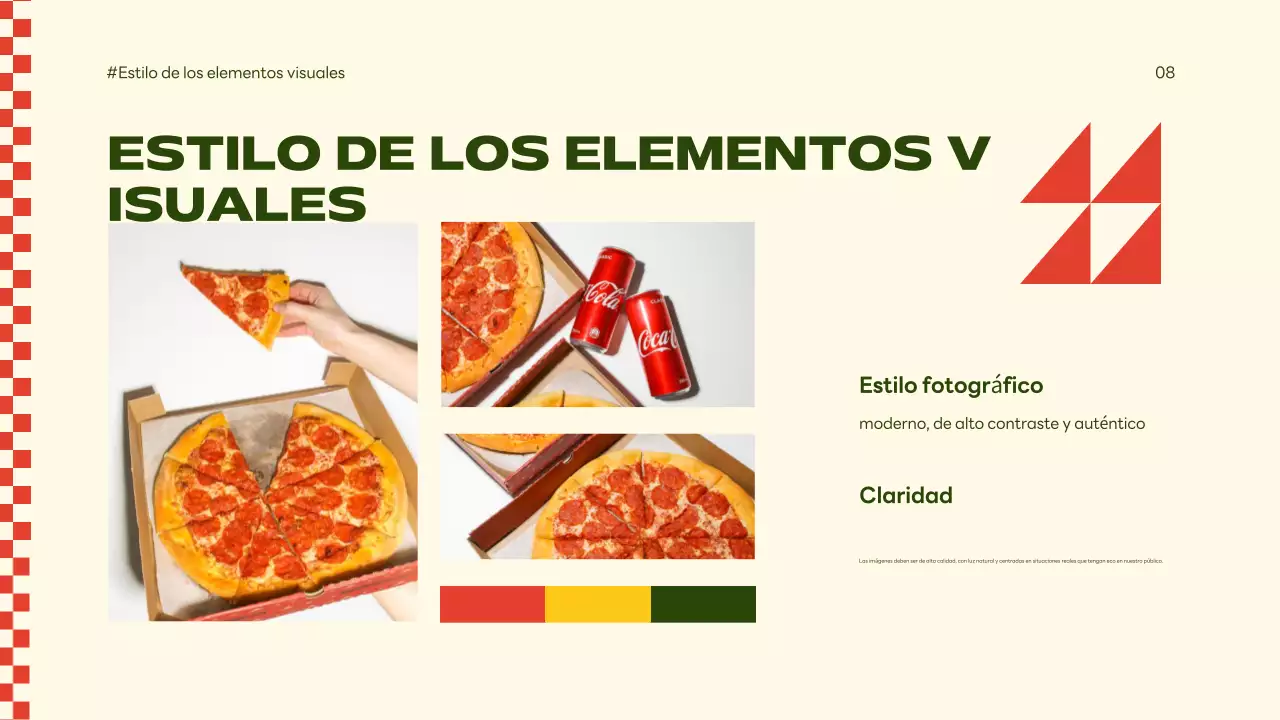 directrices de la marca retro beige