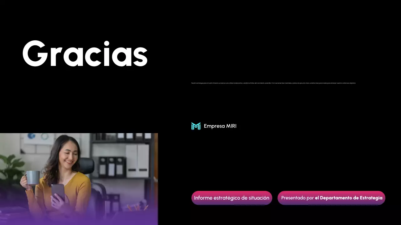 informe sobre la empresa moderna negra