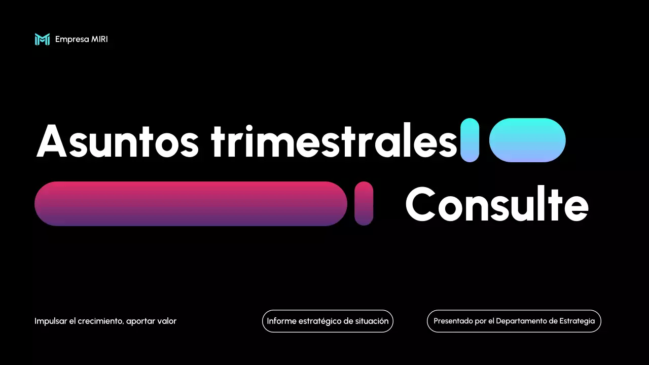 informe sobre la empresa moderna negra