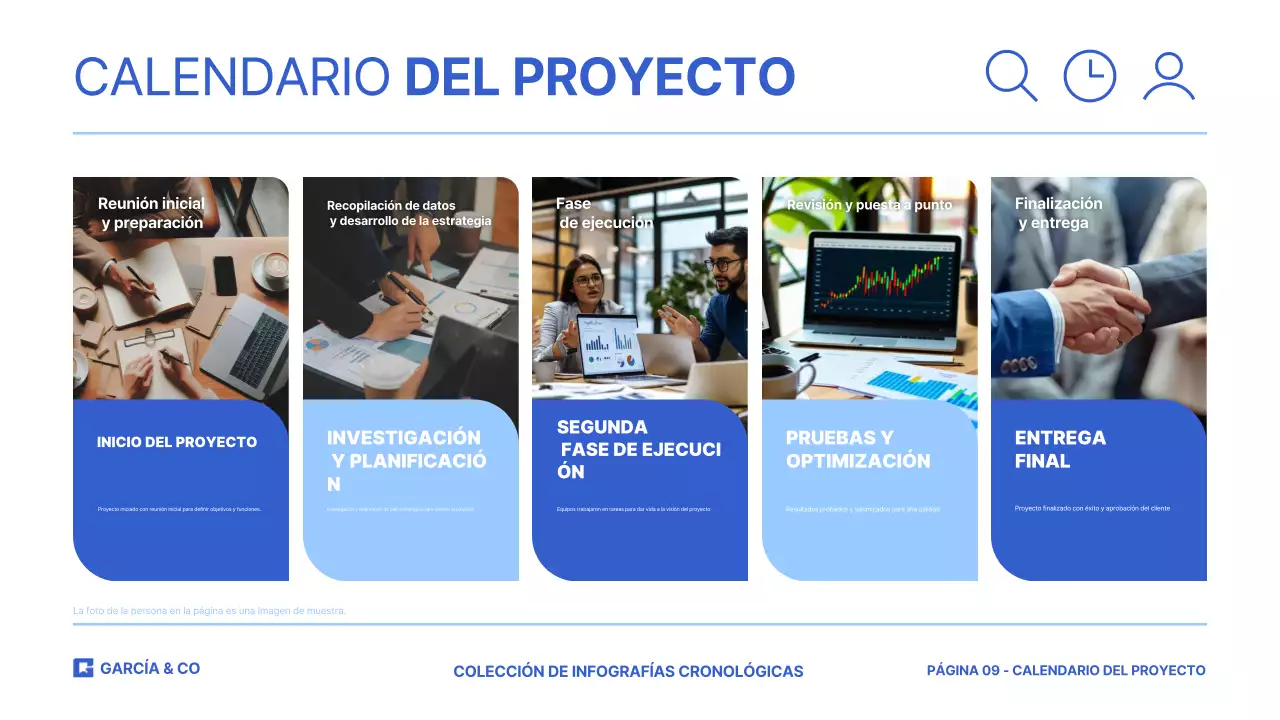 Timeline Infographics Collection Presentación con varios de la diversión a los estilos de diseño elegante