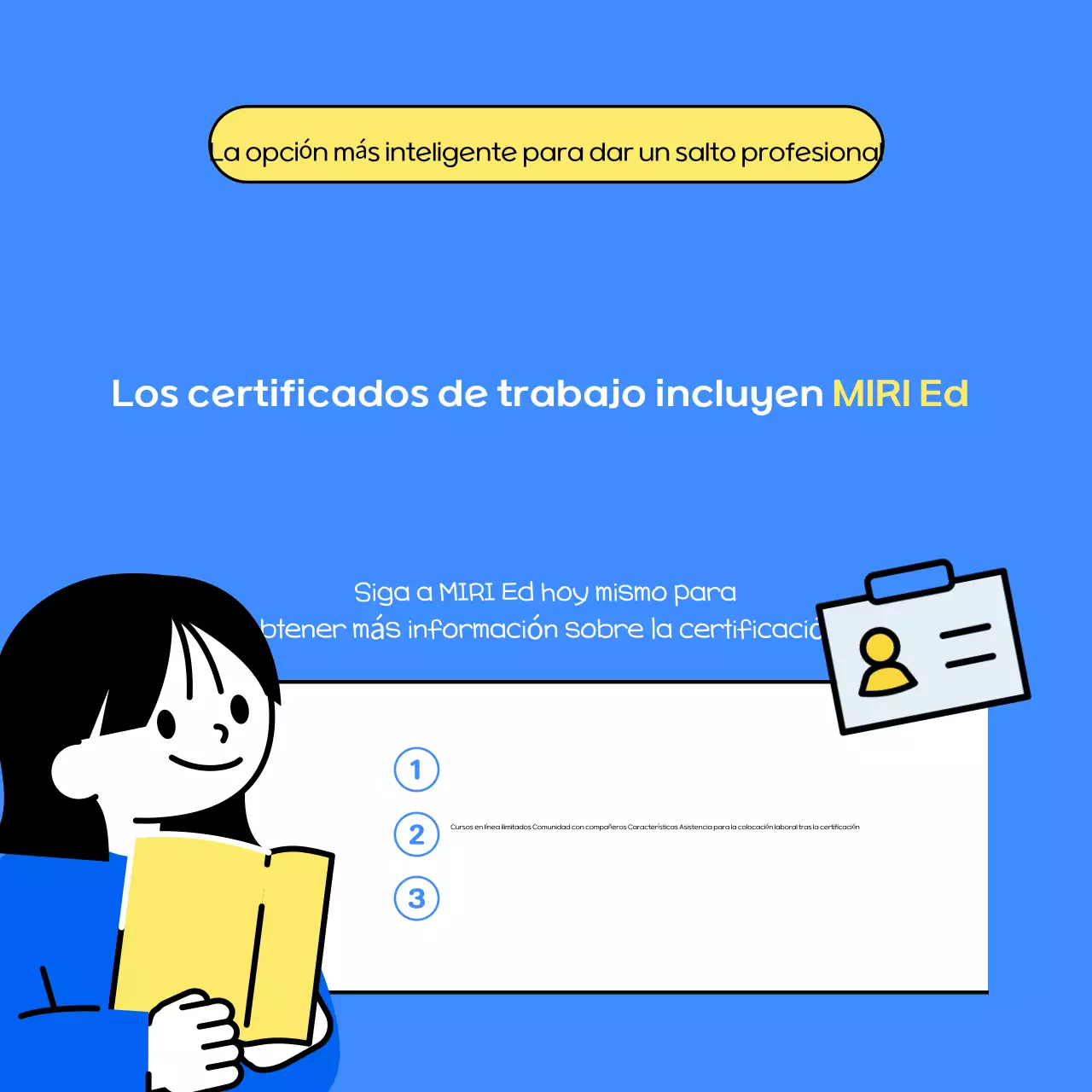 Anuncio amarillo de credenciales limpias