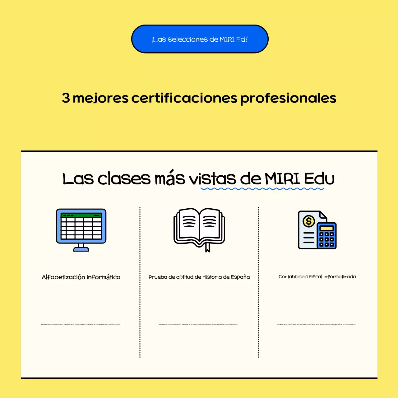 Anuncio amarillo de credenciales limpias