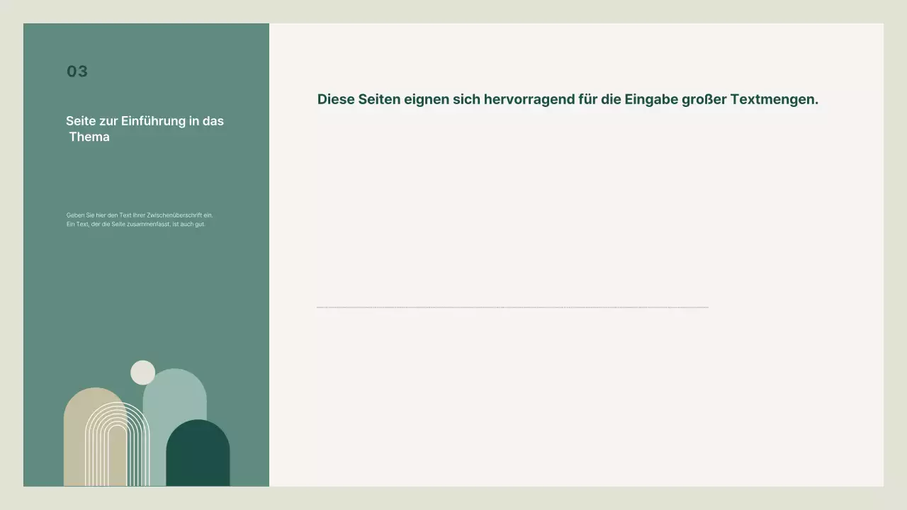 Beigefarbenes, sauberes Präsentationsdeck