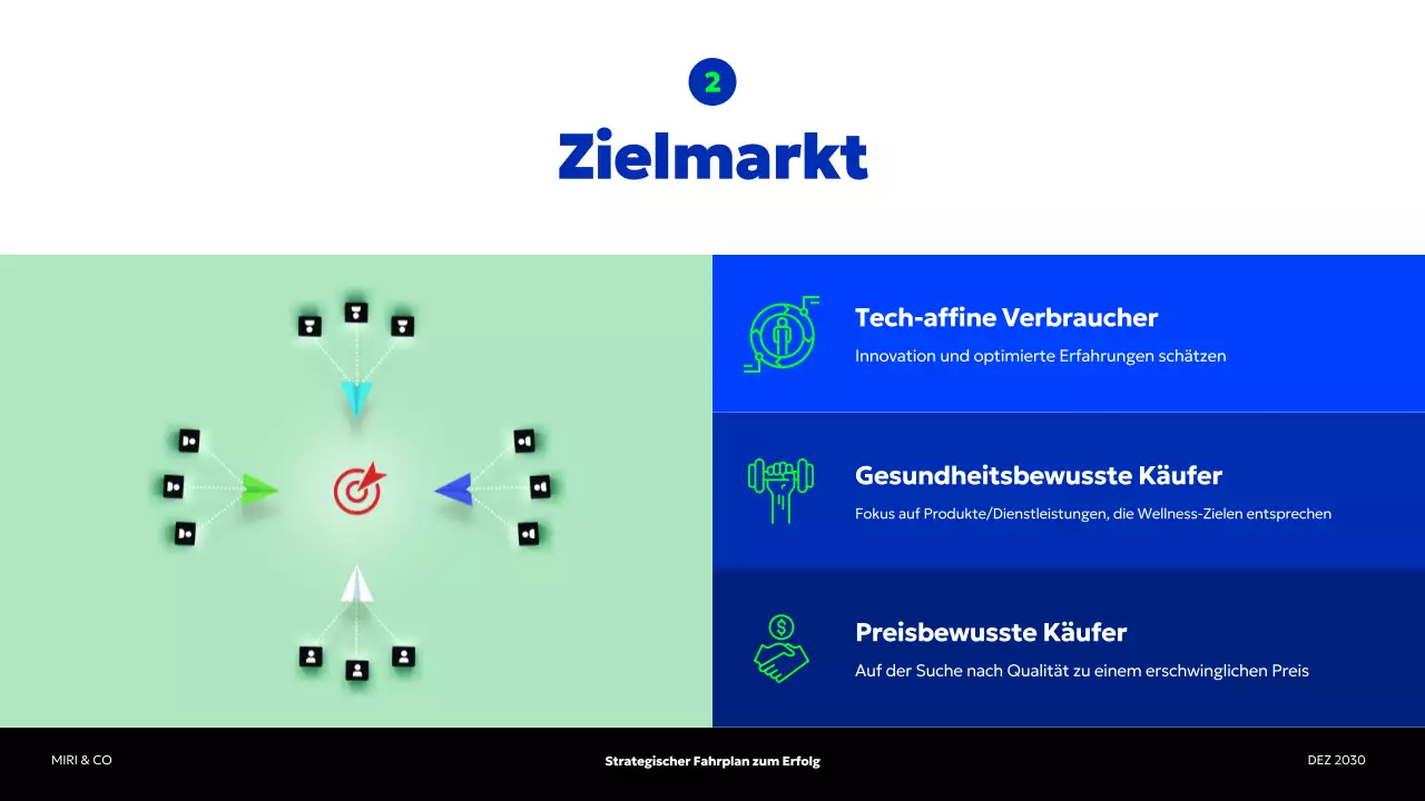 blue modern business plan