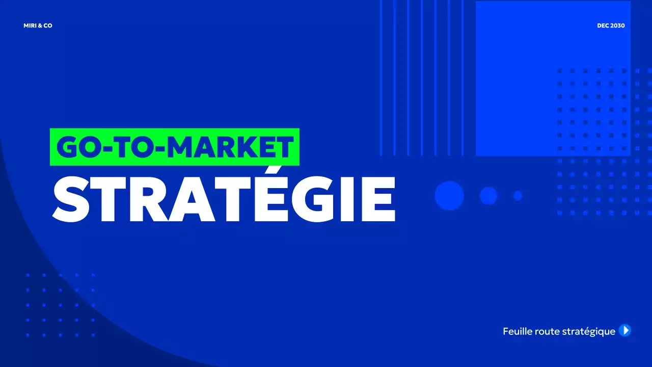 plan d'affaires blue modern