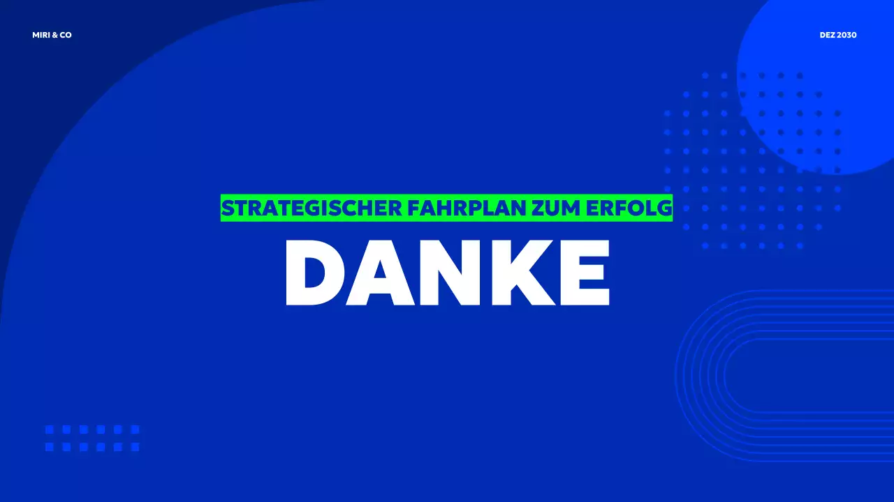 blue modern business plan