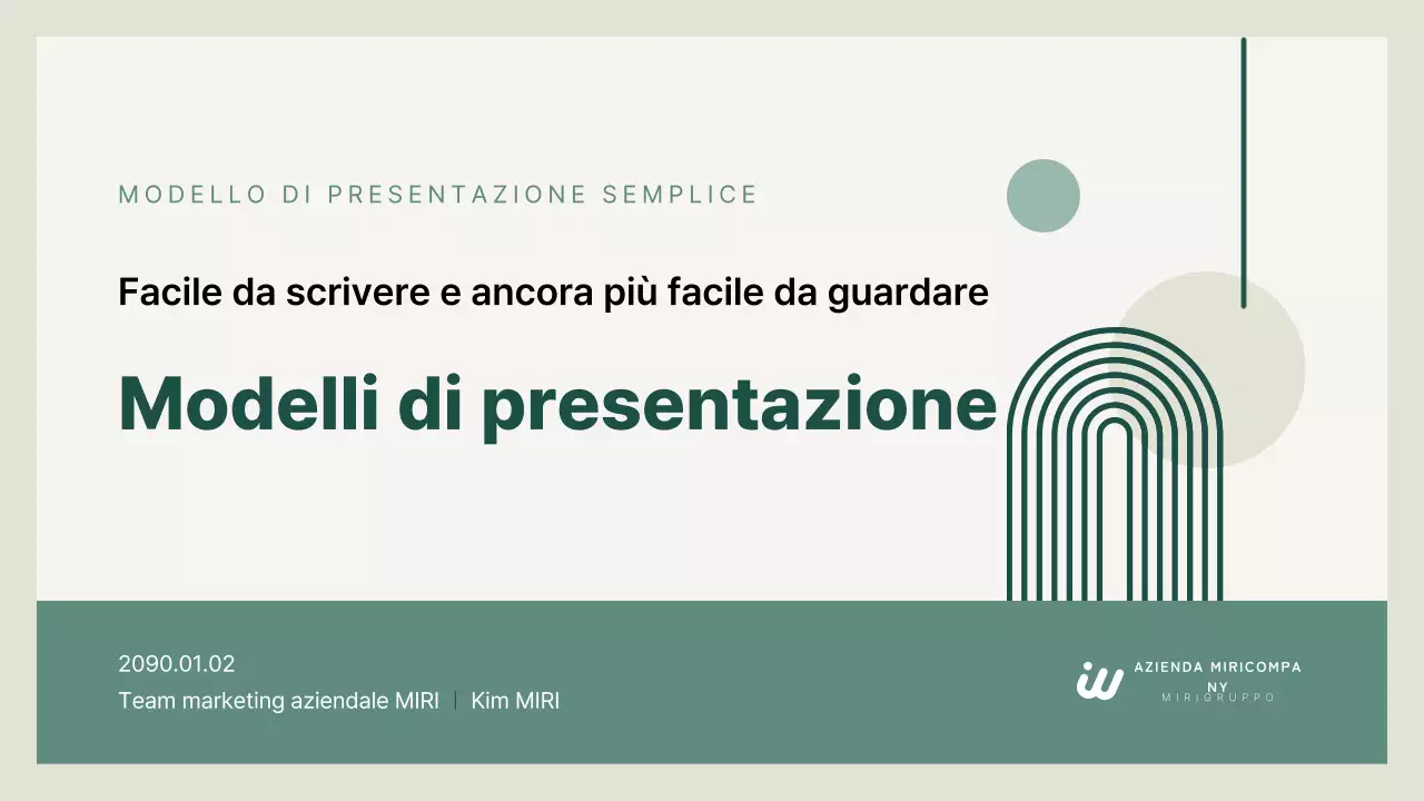 Mazzo di presentazione beige e pulito