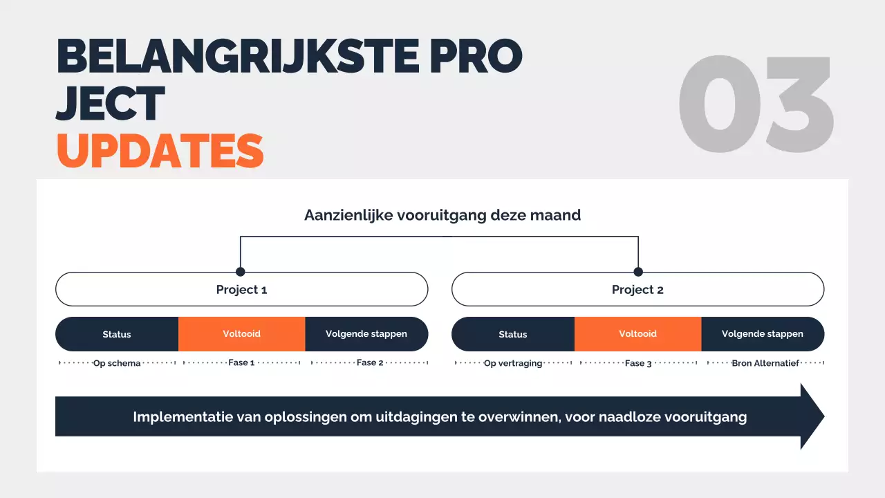 minimaal projectrapport van de marine