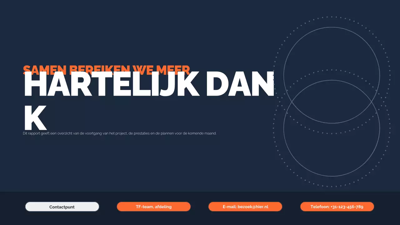 minimaal projectrapport van de marine