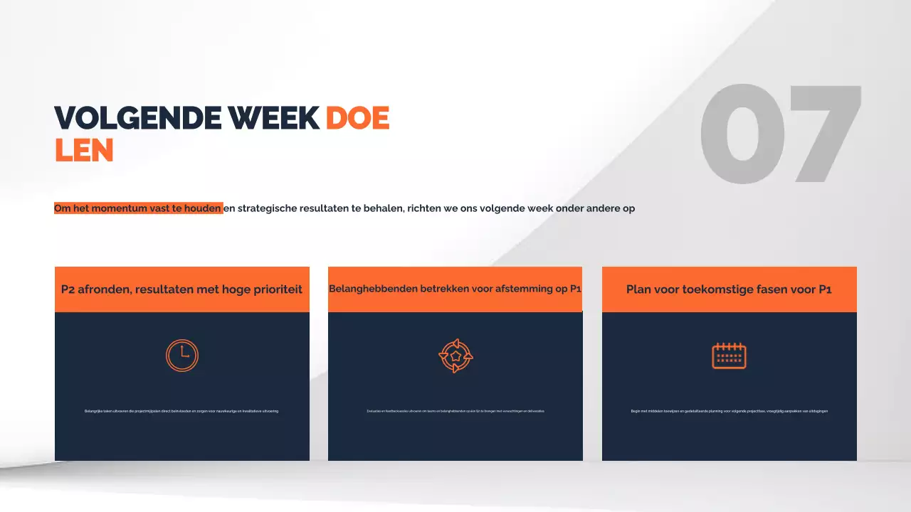 minimaal projectrapport van de marine