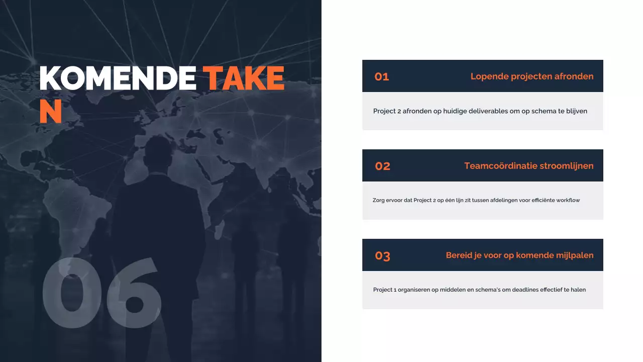 minimaal projectrapport van de marine