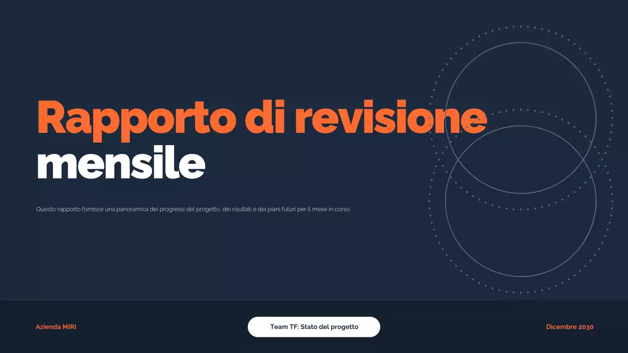 documento di relazione del progetto minimo della marina