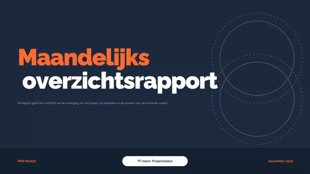 minimaal projectrapport van de marine