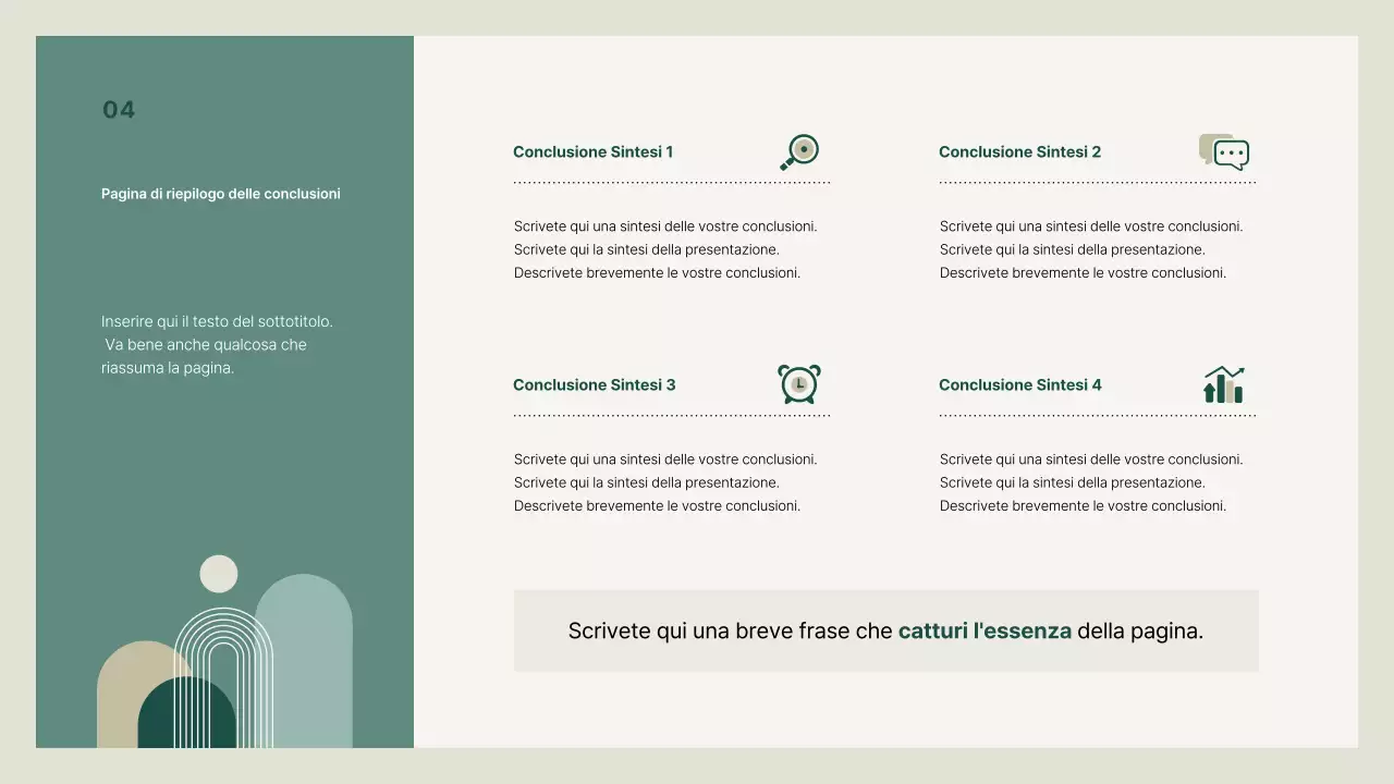 Mazzo di presentazione beige e pulito