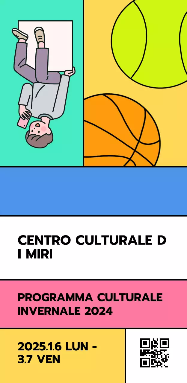 Promuovere i programmi dei centri di cultura pop con una varietà di illustrazioni