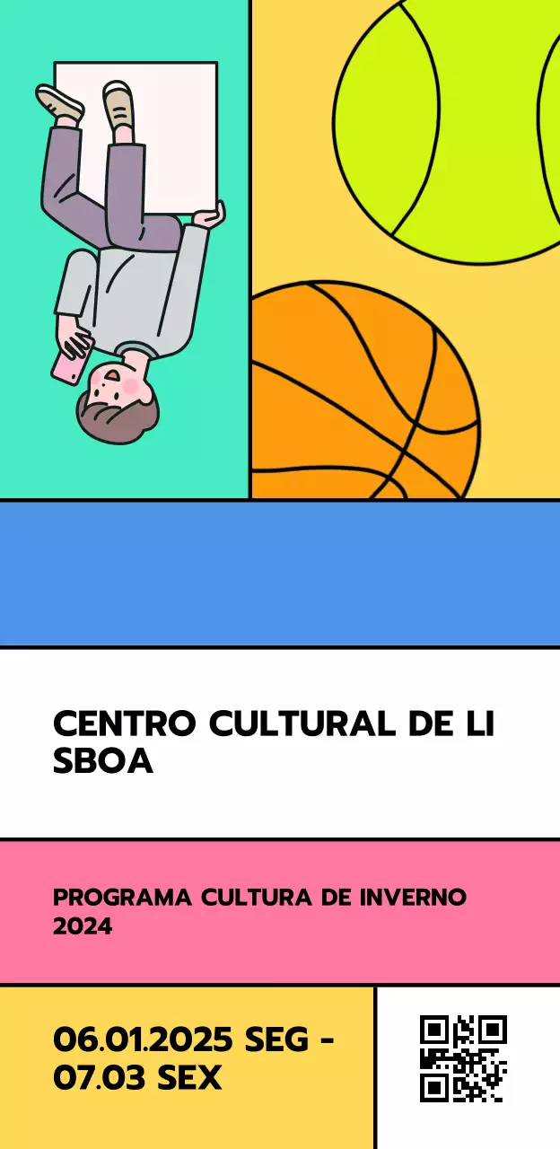 Promover programas de centros de cultura pop com uma variedade de ilustrações