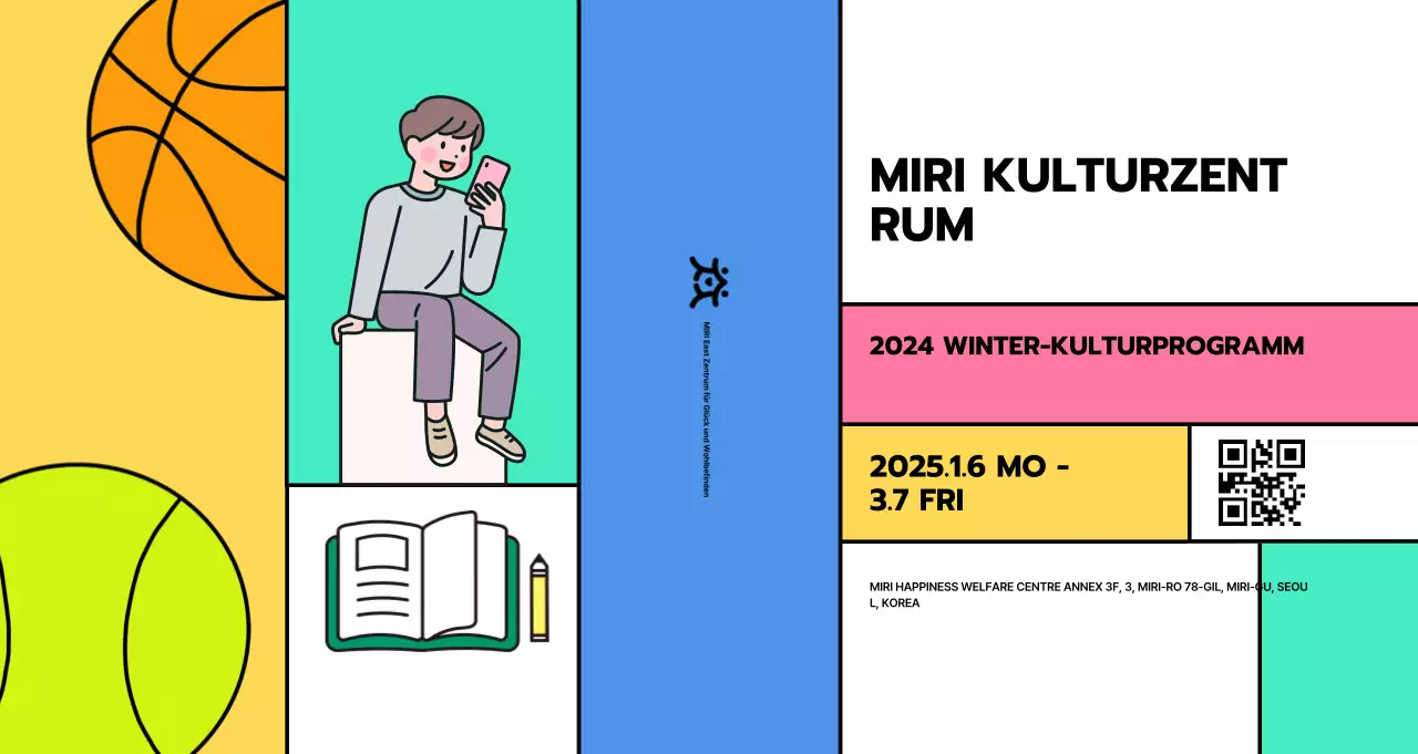 Förderung von Programmen des Popkulturzentrums mit einer Vielzahl von Illustrationen