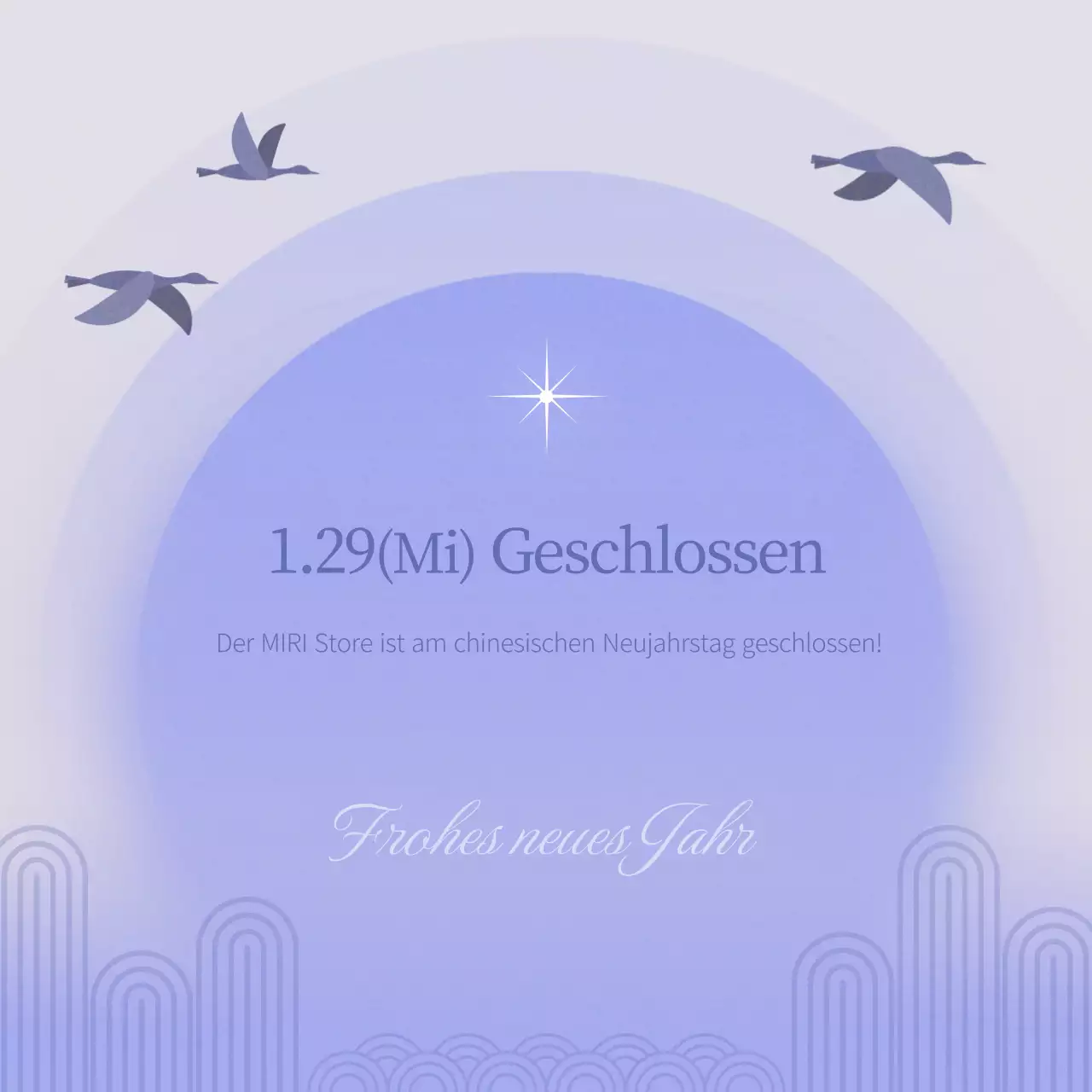 Mauve koreanische Mondneujahrsverschlüsse