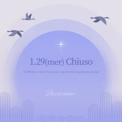 Chiusure del Capodanno lunare coreano color malva