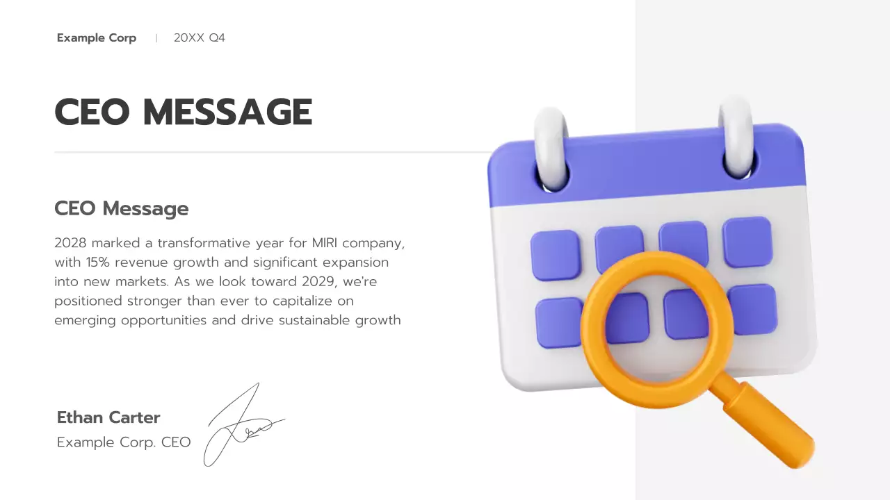 Green Modern Business Report Presentation