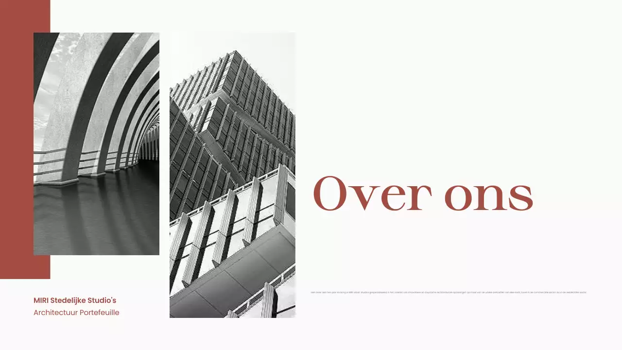 Roodbruin modern architectuur portfolio