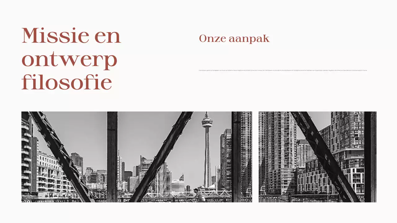 Roodbruin modern architectuur portfolio