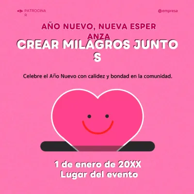 invitación a la comunidad moderna rosa