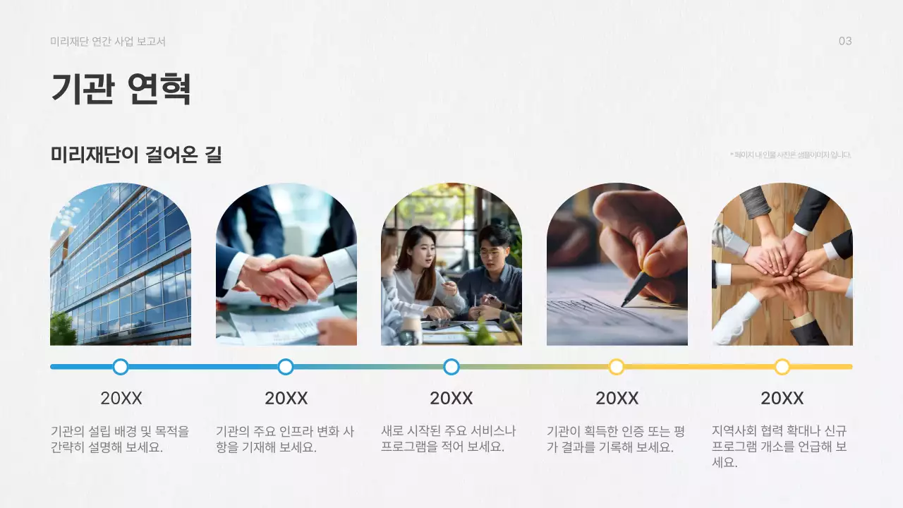 노랑 심플 공공기관 보고서 분석