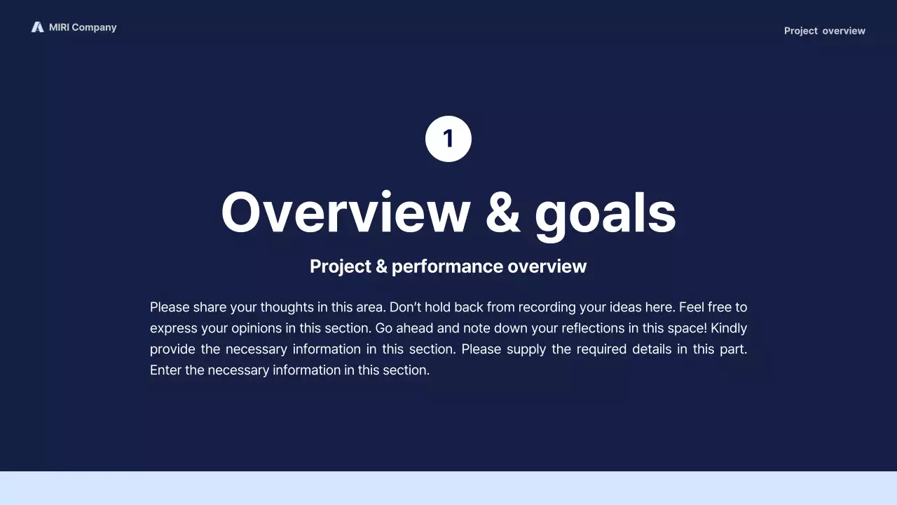 Blue Modern Report Document Presentation