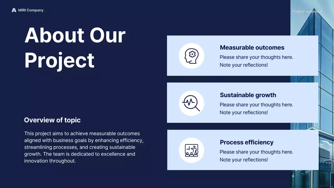 Blue Modern Report Document Presentation