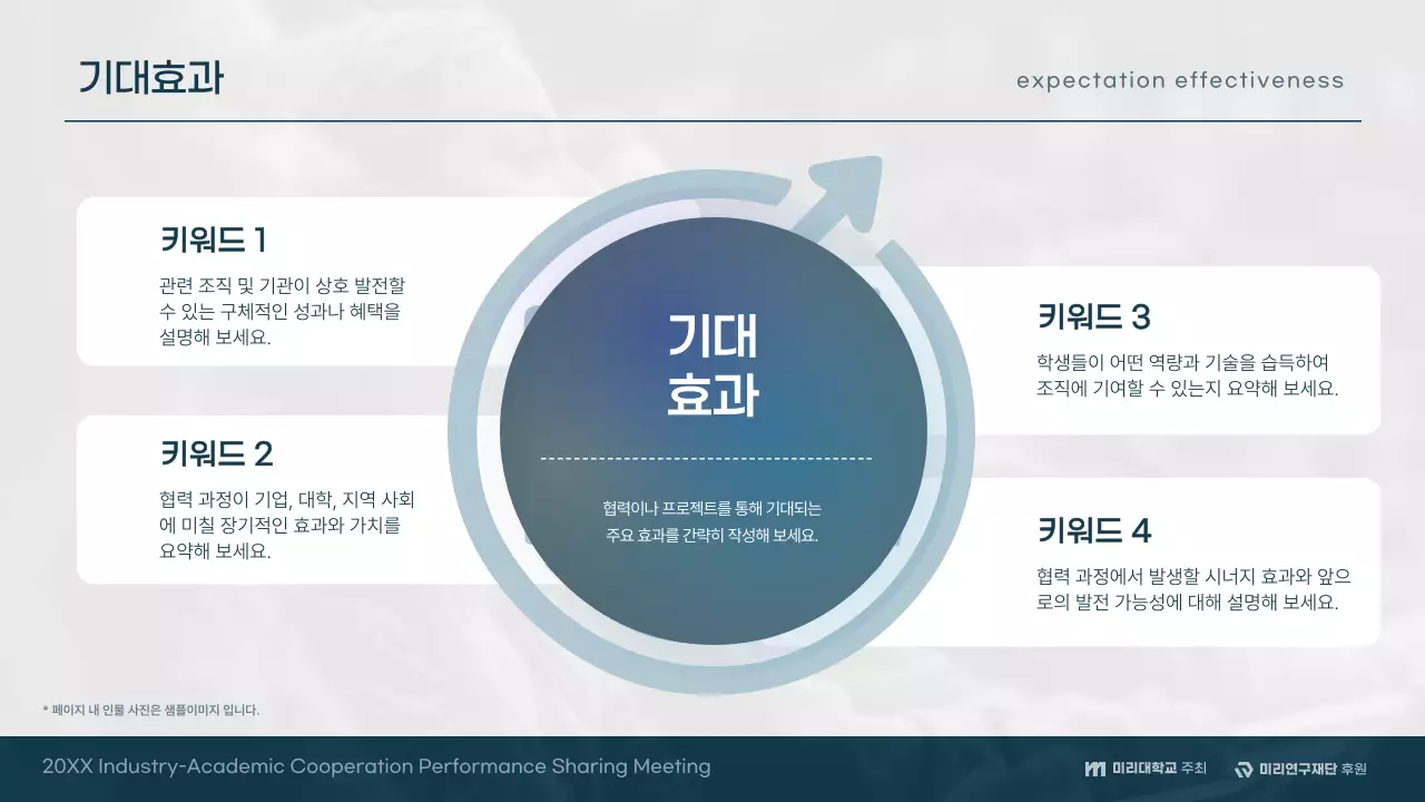 하늘색 모던 협력 컨퍼런스