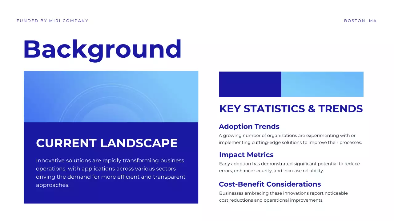 Blue Modern Conference Announcement Presentation