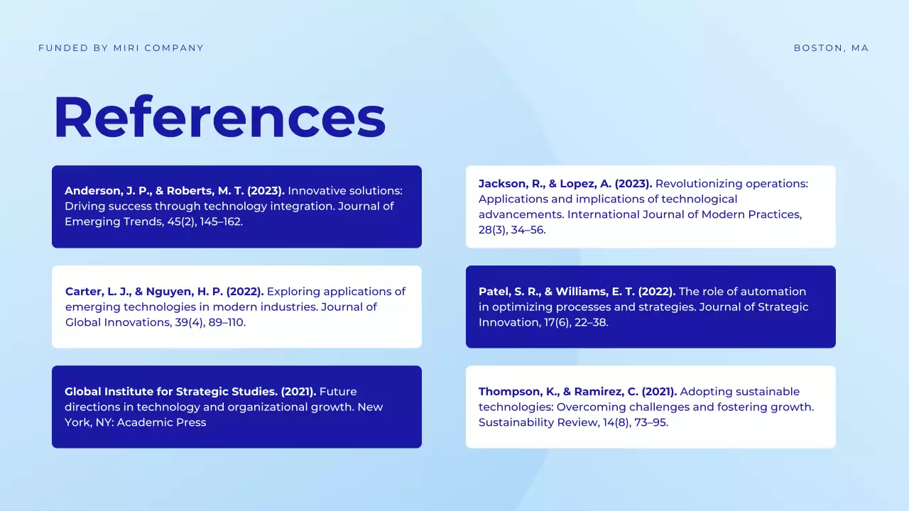 Blue Modern Conference Announcement Presentation