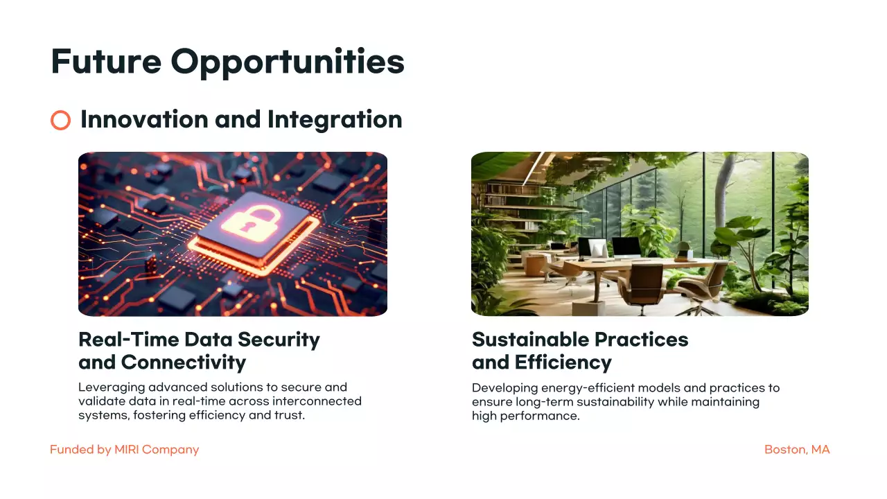 Presentasi Pengumuman Konferensi Orange Modern