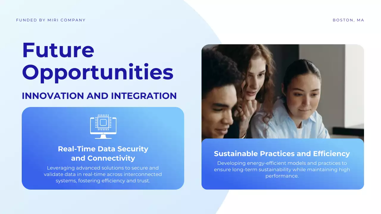 Blue Modern Conference Announcement Presentation