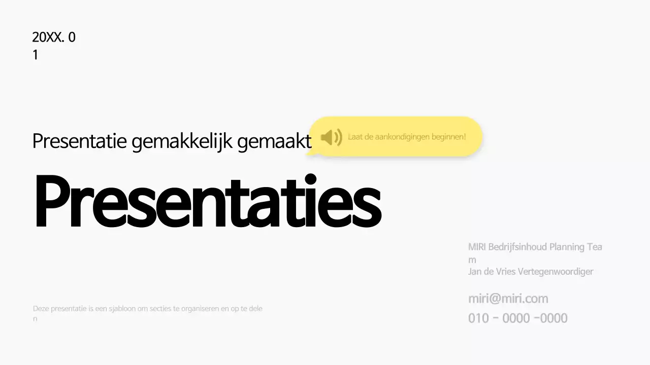 Zwarte moderne aankondigingen uitgelegd