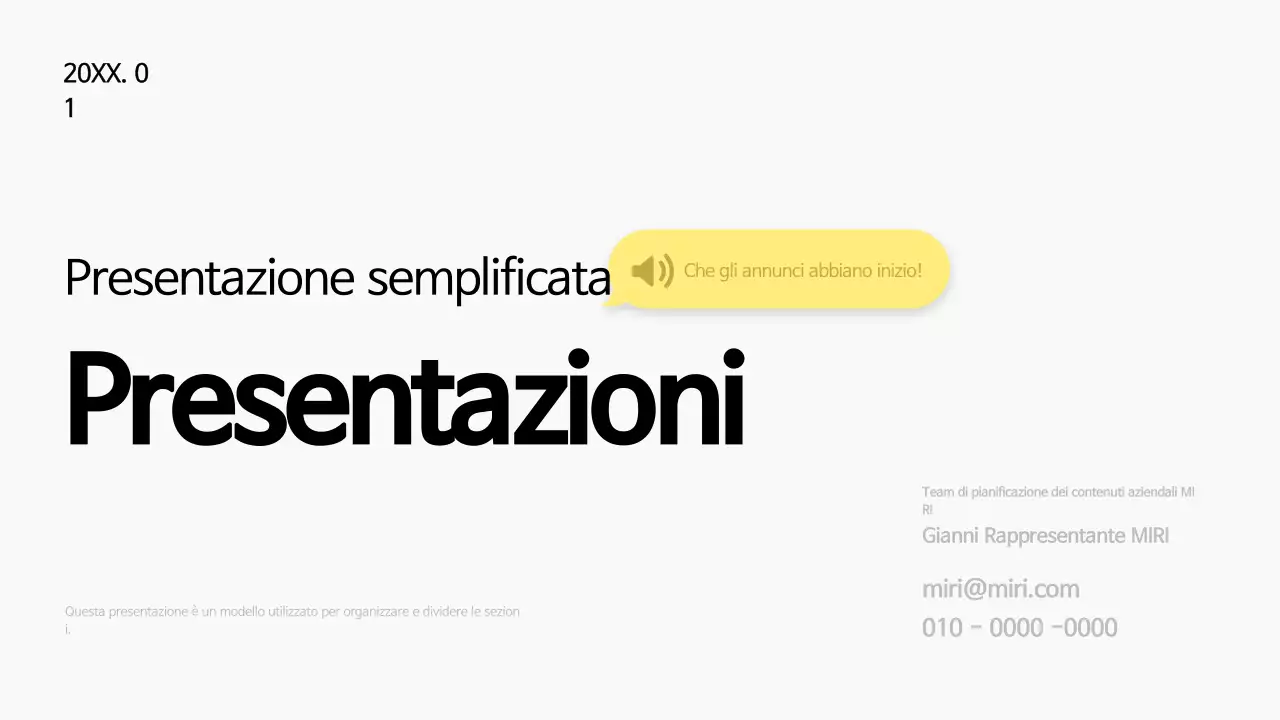 Annunci moderni in nero spiegati