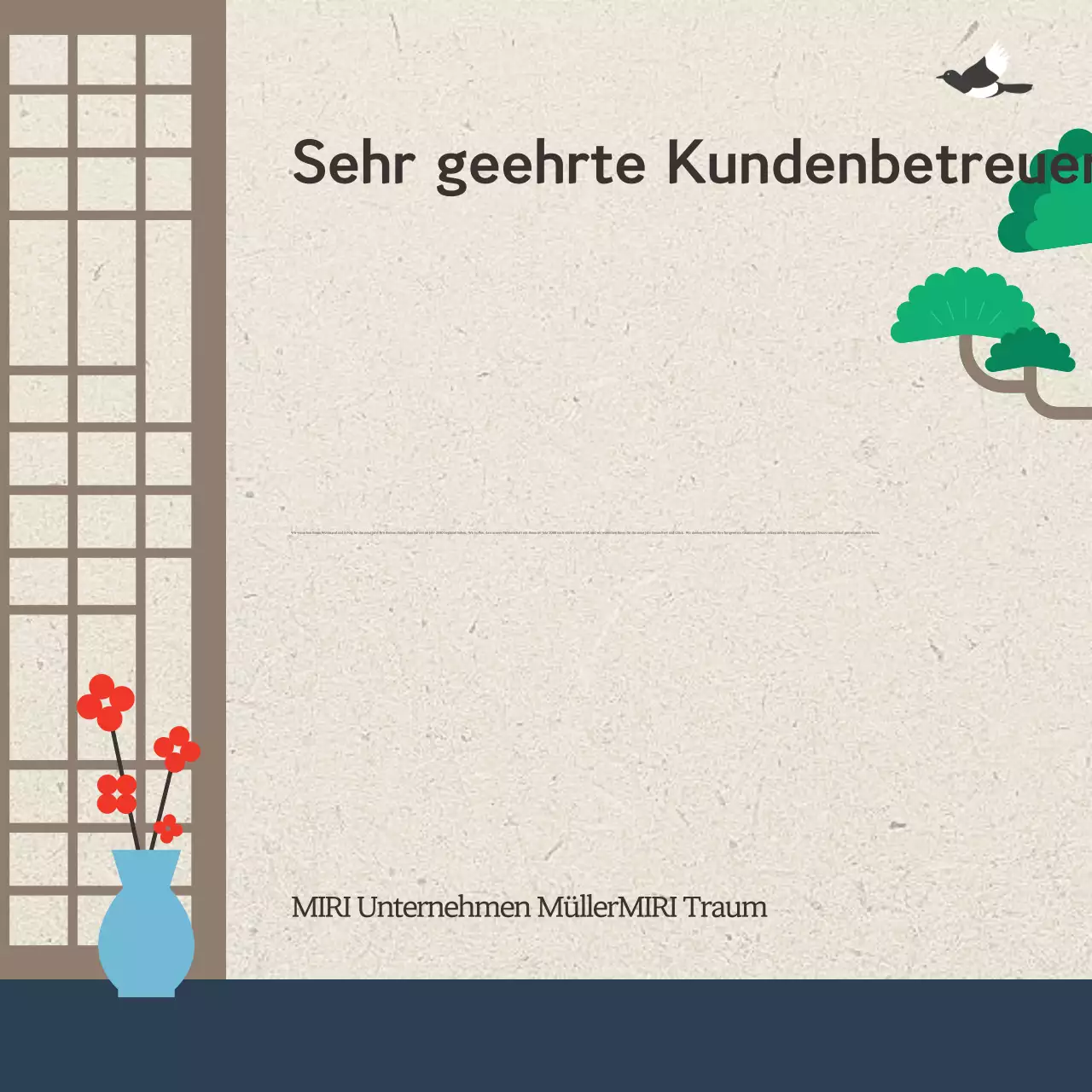 Planung eines grauen traditionellen Neujahrsgrußes