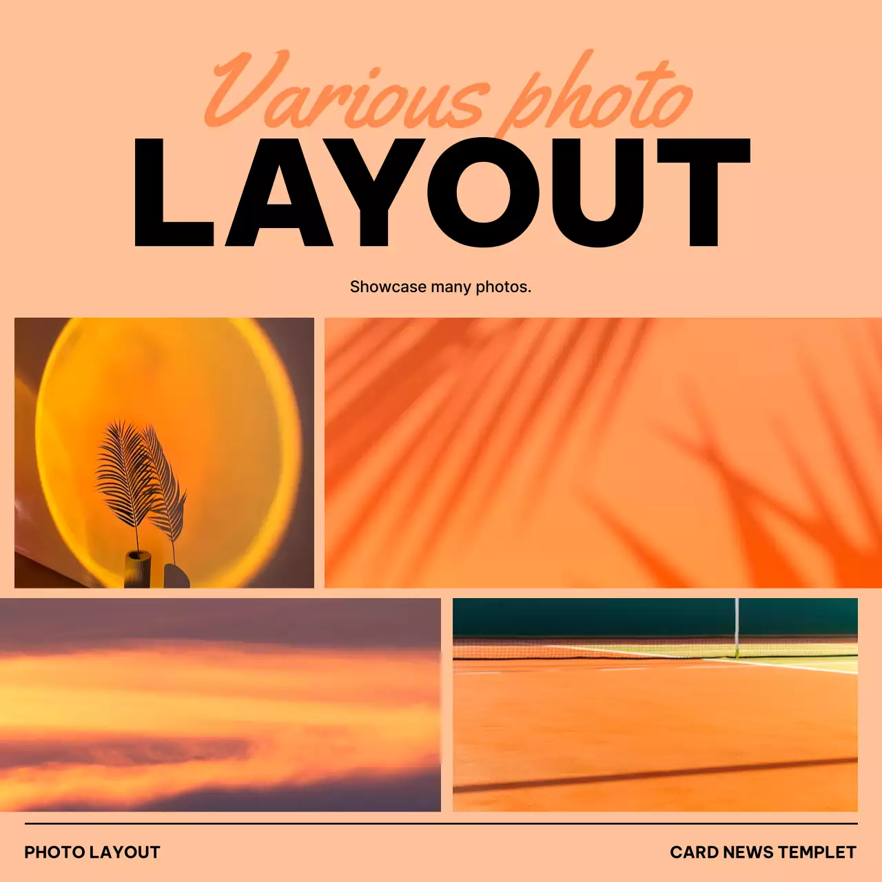 Modelo de foto moderna amarela Instagram Carousel