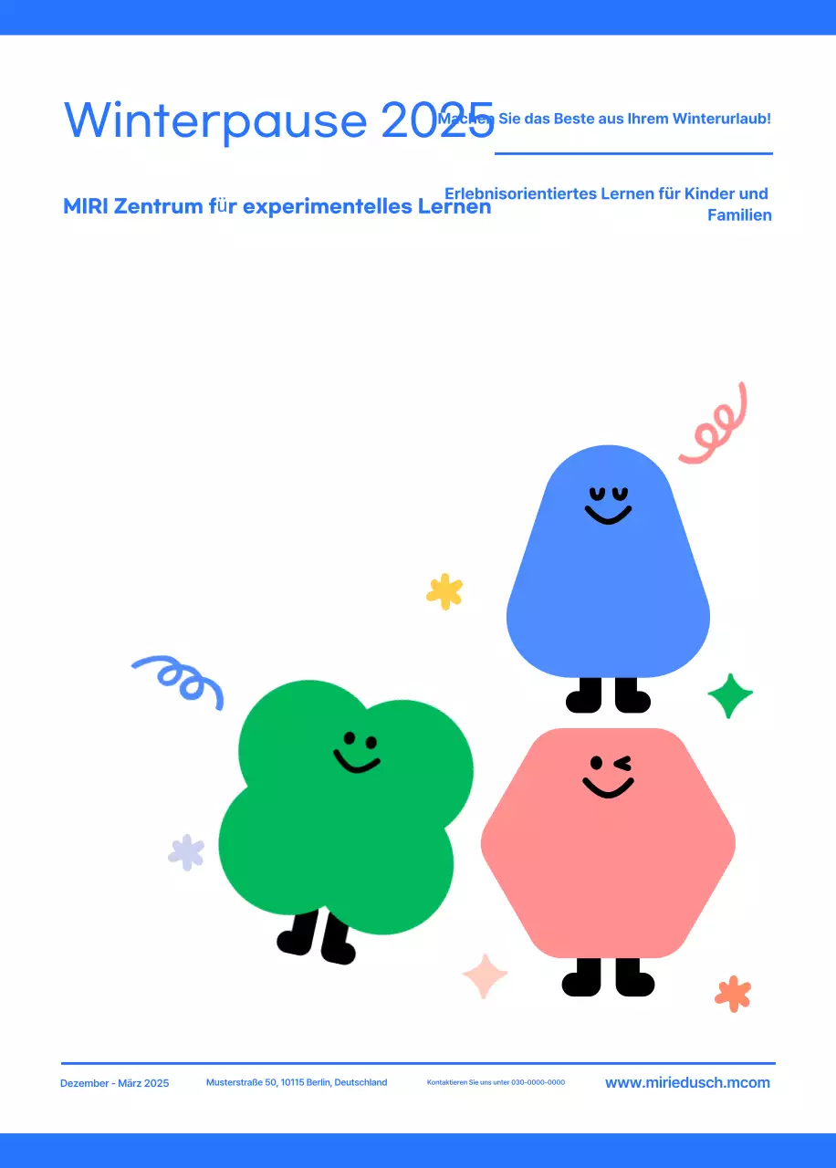 Förderung eines einfachen, praktischen Lernzentrums mit niedlichen Illustrationen