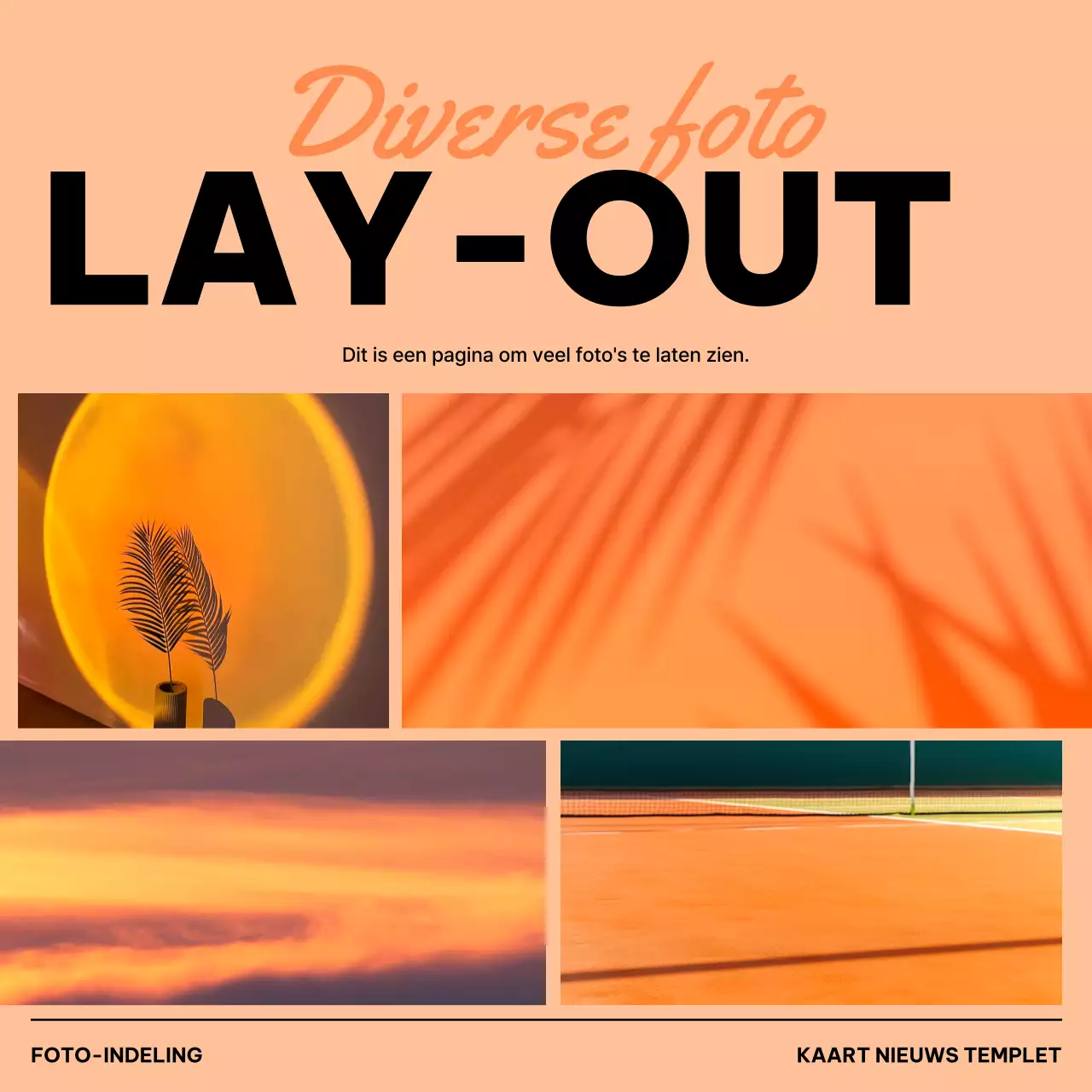 De gele moderne sjabloon promoten