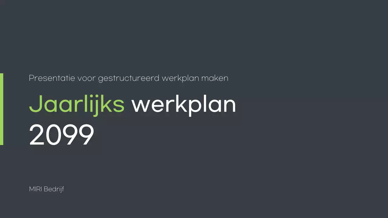 Grijs schoon bedrijfsplan