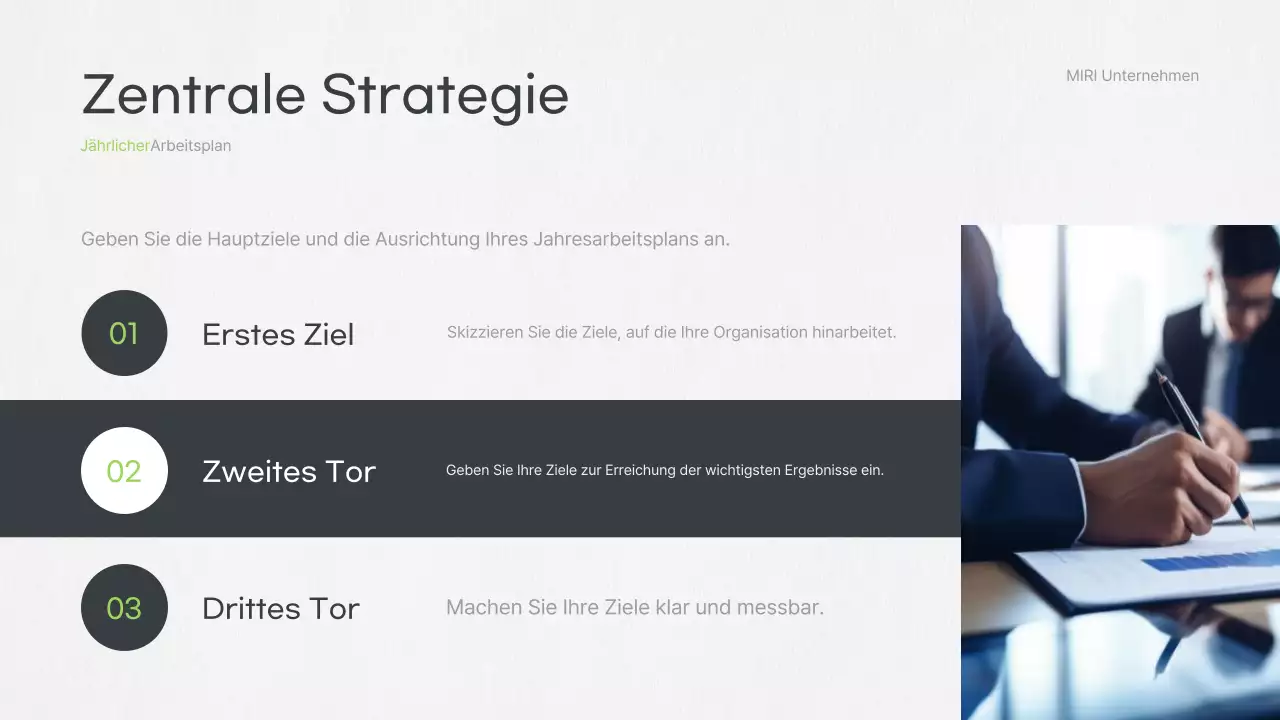 Grey clean business plan