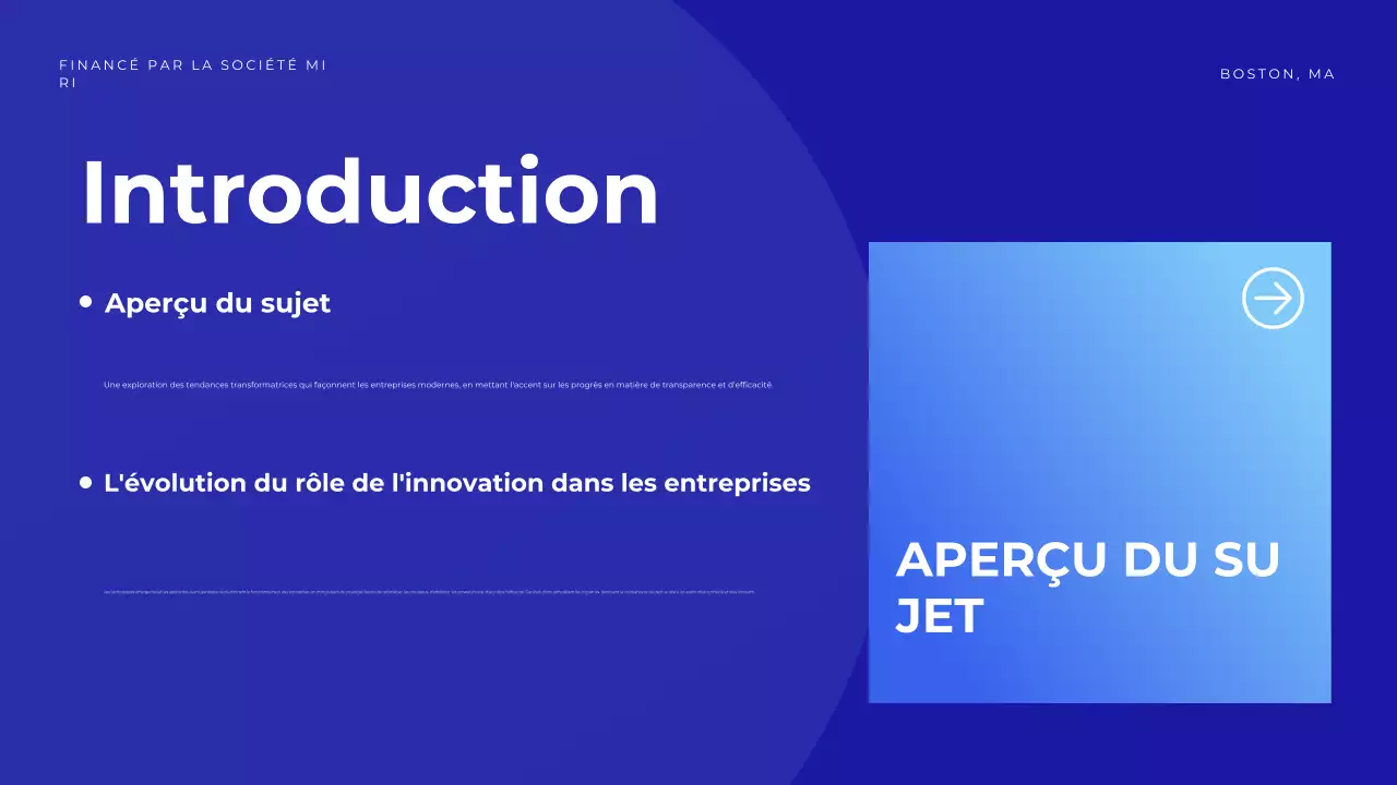 annonce de la conférence sur la géométrie bleue