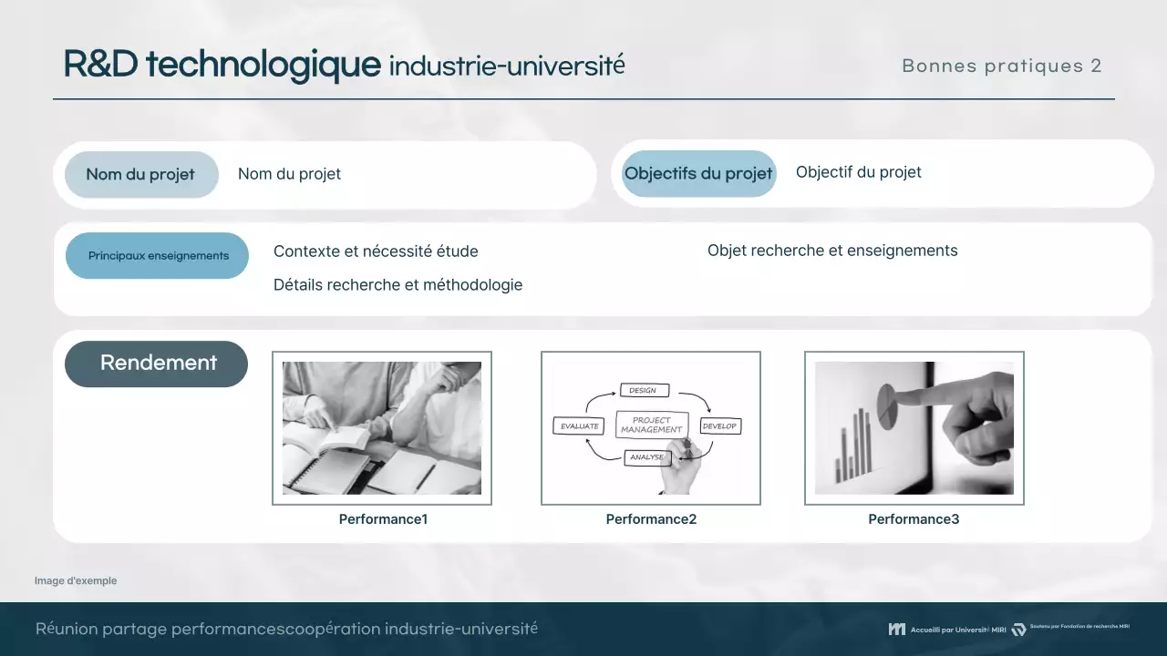 Conférence de collaboration moderne bleu clair