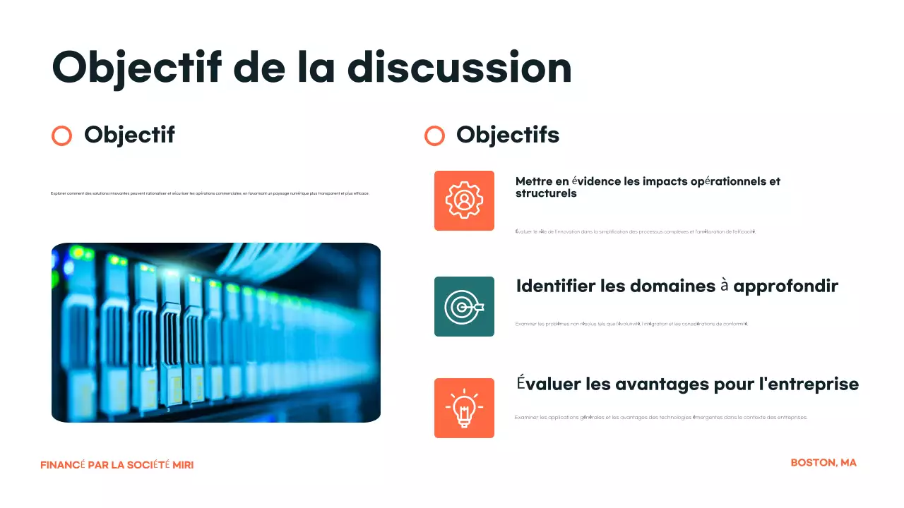 annonce de la conférence orange modern
