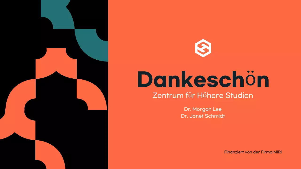 orange modern Konferenzankündigung